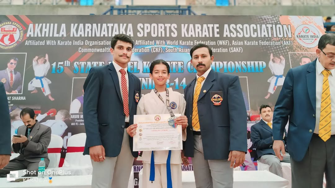 Students performing kata